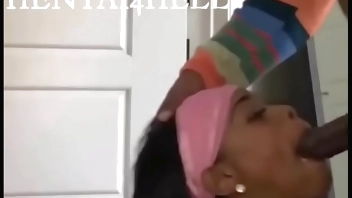 SHE GAVE HER NEIGHBOR SOME SLOPPY THROAT