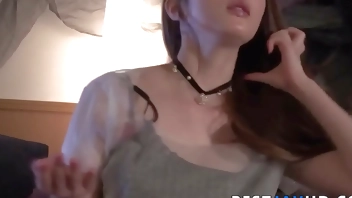 Miku Ohashi, the undergarments sweetie with sexy forms, blows your mind with her blinding hard-on blowing skills in a JAV XXX video.