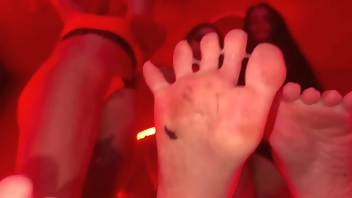 Humiliation POV Femdom From Three Bitchy Girls In Spa