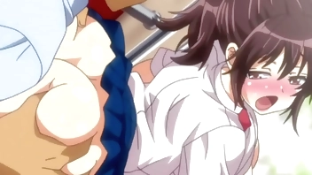 Virgin Girl Gets First Time Sex On A Public Train [ HENTAI ]