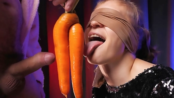 I'M VERY ANGRY!! MY STEPBROTHER TRICKED me into sucking his dick with the help of TASTE GAME - XSanyAny