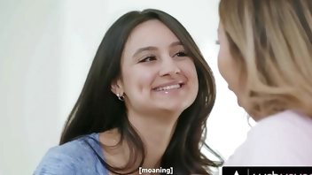 Babes Eliza Ibarra, Kyler Quinn, Kimmy Kimm, & Nicole Doshi Compete In Nipple Sucking & Face Fucking