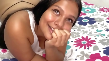 I FIND MY BEAUTIFUL FACED STEP-DAUGHTER PLAYING IN THONG AND SHE GETS ME SO HORNY THAT AFTER SUCKING MY DICK SHE ENDS UP WITH HER PUSSY OPEN MOUTH DRIPPING CUM