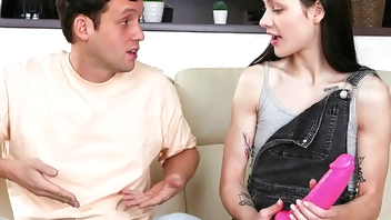 Stepsis Insists To Practice Blowjobs On My Dick.. Oh Well Whatever