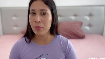 PutaLocura - The big-assed Colombian Natalie swallows Torbe's cum in a very dirty fuck