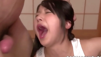 This black-haired angel shows up to be absolutely smoking scorching with 2 rock-hard knobs sliding over her fragile lips, driving her horny - a true Asian porn goddess!