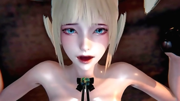 CF Qingya H premium game actual video [Girlfriend 2K version]