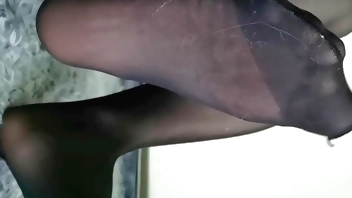 ASMR 想要大鸡巴射满我的黑丝骚脚 Chinese ASMR