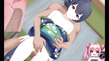 Petite girl getting fucked standing up and covered in cum