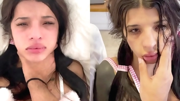 Slap Me and Fuck Me Hard Daddy! Submissive Latina gets multiple Slaps and a Deep Creampie!