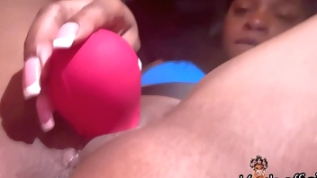 Masturbating on the side of the road wetting up the car seat