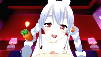 Usada Pekora intense sex. - Hololive VTuber Hentai