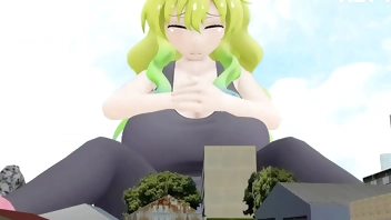 (MMD Giantess) Shouta's Reduction Spell Plan