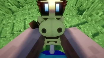 Steve fucks Bia in all poses. Full video review of the mod