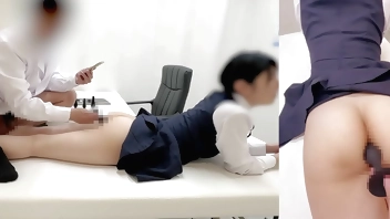 【保健室で初めてのアナルえっち】「先生のおちんこ挿れてみたいです…」可愛い生徒の肛門に大量射精