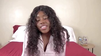 Casting Desperate Amateurs Kitty and Isabella getting their pussies stretched in rough fucking action