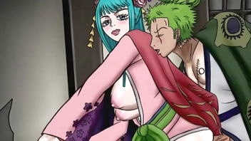 One Piece Hiyori x Zoro