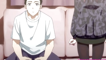 Step Sister gets bored and horny so she blows Stepbro's dick - UNCENSORED HENTAI