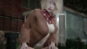Hentai Resident evil 4 remake Ashley l 3d animation