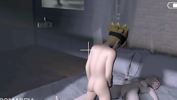 Boruto fucks Sakura while she sleeps