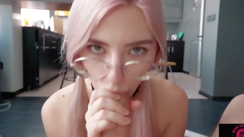 Horny teen Eva gets laid live