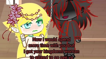 Gacha elfa fode com demonio