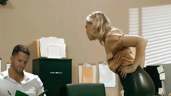 Bossy Bitch Gets Fucked When She FREEZES IN TIME In The Office - TRAILER