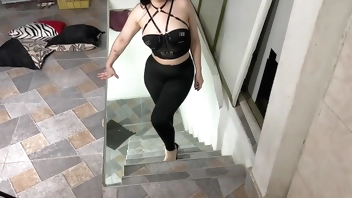 I meet my step-cousin upstairs