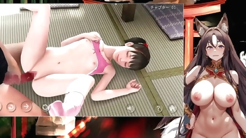 【夜狐こだま】ガールフレンドコンプレックス体験版プレイ！えちえちな3Dゲーム(*^-^*)