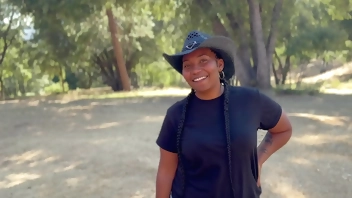 Kendale - Busty Thick Cowgirl Neighbor take a Ride on Kendale’s Big Black Horse