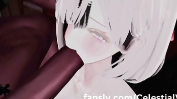 I sucked it so deep, I almost choked!  [VRChat ERP]