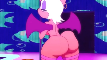 Rouge the bat pole dance [tansau]
