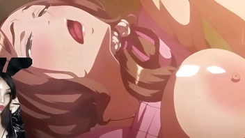 Vagabundo lo eligen para coger a las milfs calientes - Hentai Shikijou Kyoudan Ep. 1