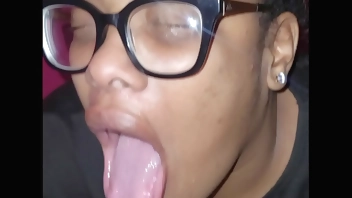 Bbw thot takes a facial