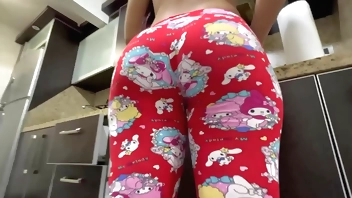 My 18 Year Old Maid Cooking I Love to See her Ass
