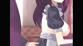 [えっちにーでぃーあにめーしょん] ネコミミメイドカフェを店ごと集団催眠して、自分だけのメス猫メイドとセックス!他の客に見られながら種付け交尾で、膣内射精(なか