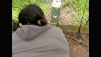 FUCKING ON THE TRAIN TRACKS IN BROAD DAY LIGHT