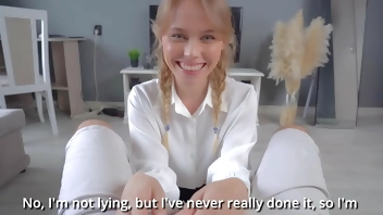 I'm going to learn to suck cock on you after school so I can surprise my boyfriend afterward