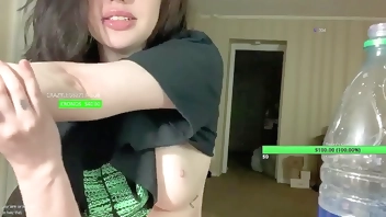 Twitch Streamer Accidental Downblouse Nip Slip