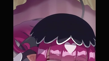 Cute succubus giving me a blowjob