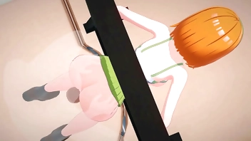 Sex with moaning Yotsuba Nakano - 3D Hentai