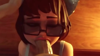 3D Character Velma Perfect Blowjob - Animation Uncensored
