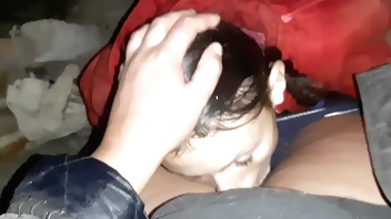 We hid from the rain in an abandoned place to have sex with dirty talk - Lesbian Illusion Girls