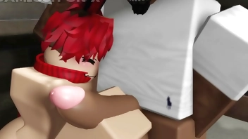 femboy with a fat ass sucks me and grinds against my cock