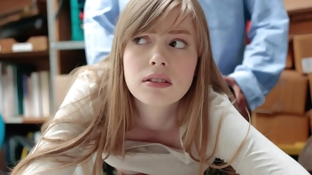 Teen Getting The Punishment for Shoplifting Several Pairs of Panties - Lyftersex