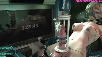 Edging a Futanari to the max for the best Explosive Orgasm - 3D