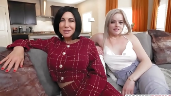 Threesome with step mom and step aunt