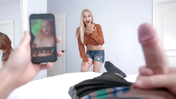 Stepson Helps His Horny Stepmom to Use Social Media for Sexting - Cheatermom