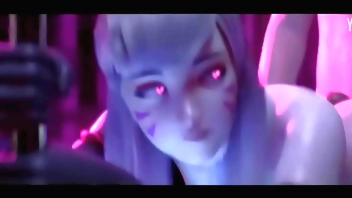 Animación 3d, overwatch, 2b