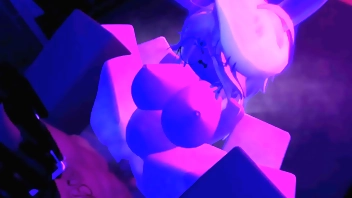 Bunny girl get's interracial creampie